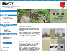 Tablet Screenshot of meckow-international.com